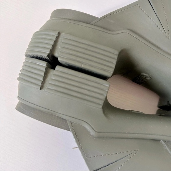 GANNI Recycled Rubber City Mule in Kalamata Green Sz. EU 43 / US 13 - Picture 8 of 13